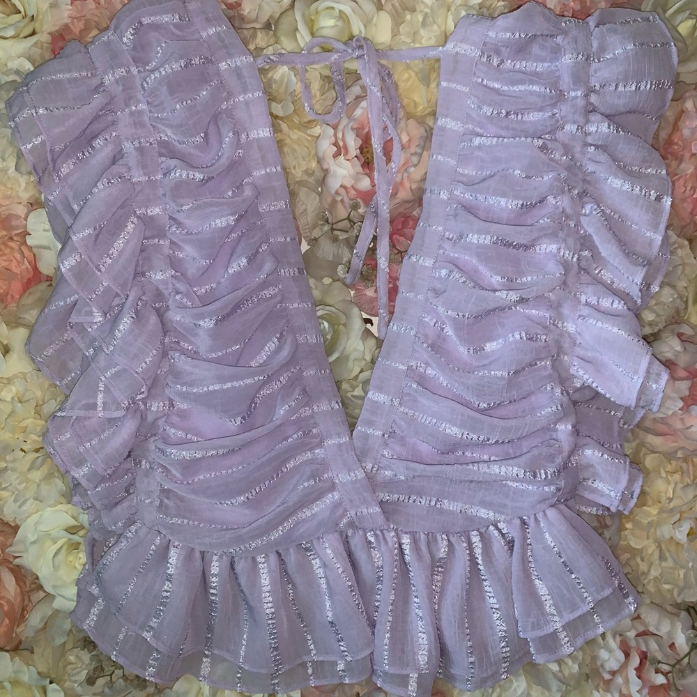 Purple boutique blouse